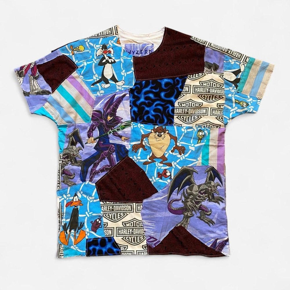 One-of-a-kind 90’s Patchwork T-shirt
